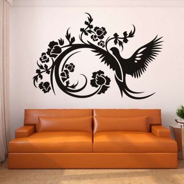 Eagle Wall Sticker Mdf Wood Material